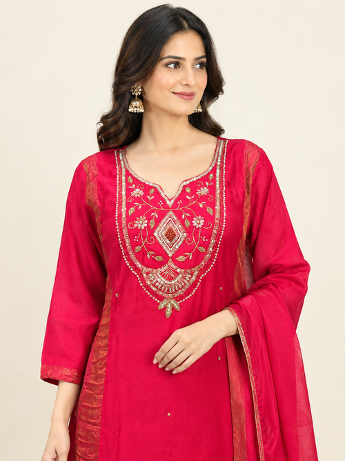 Riva Mul Chanderi suits