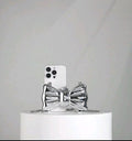 Clutch Mini Bow Style Silver Color
