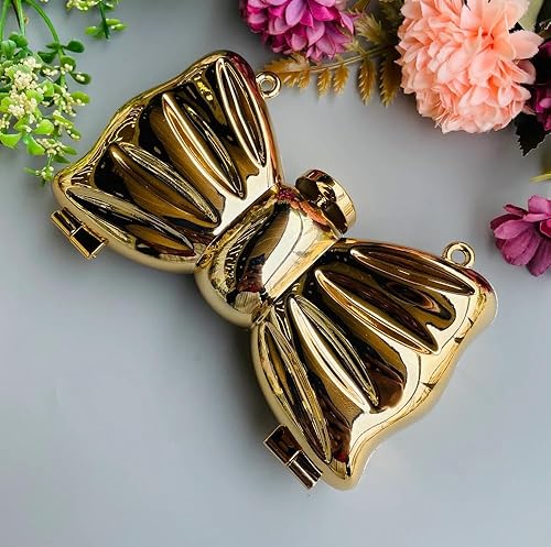 Clutch Mini Bow Style Golden Color