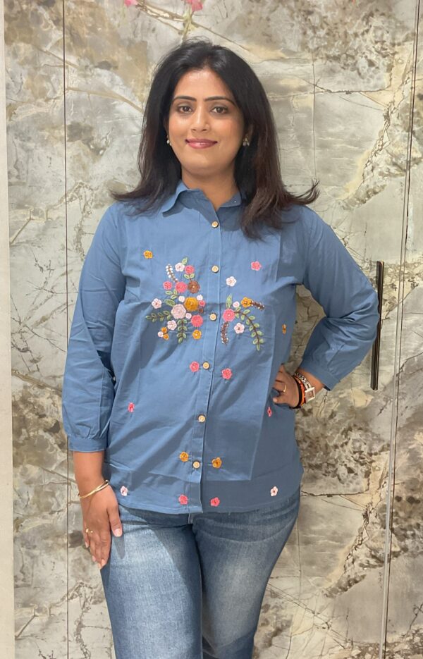 Cotton Embroidered shirts